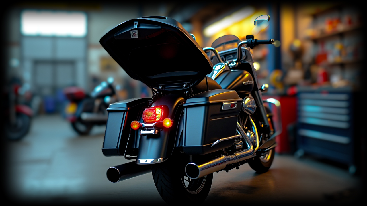 Ремонт кофра мотоцикла