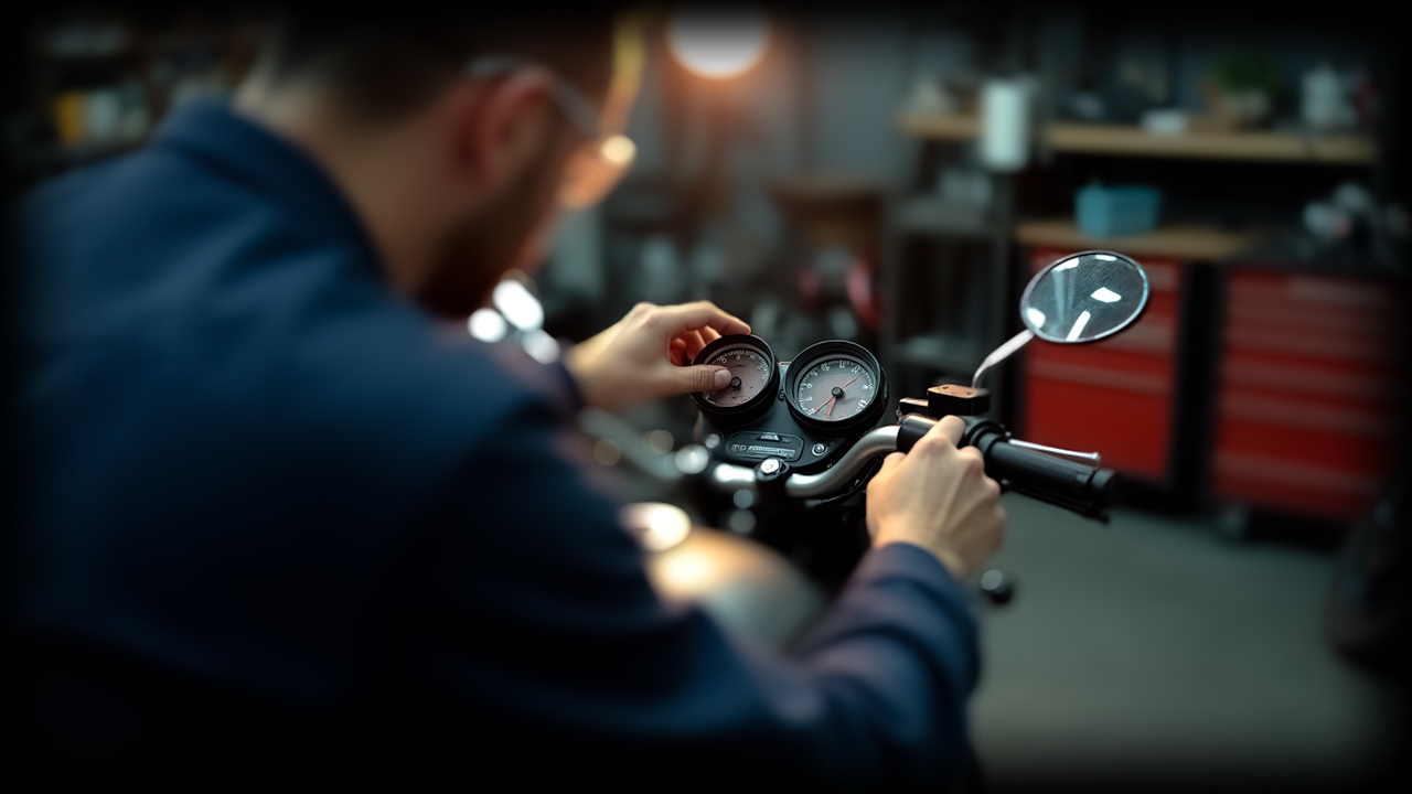 Ремонт приборной панели мотоцикла